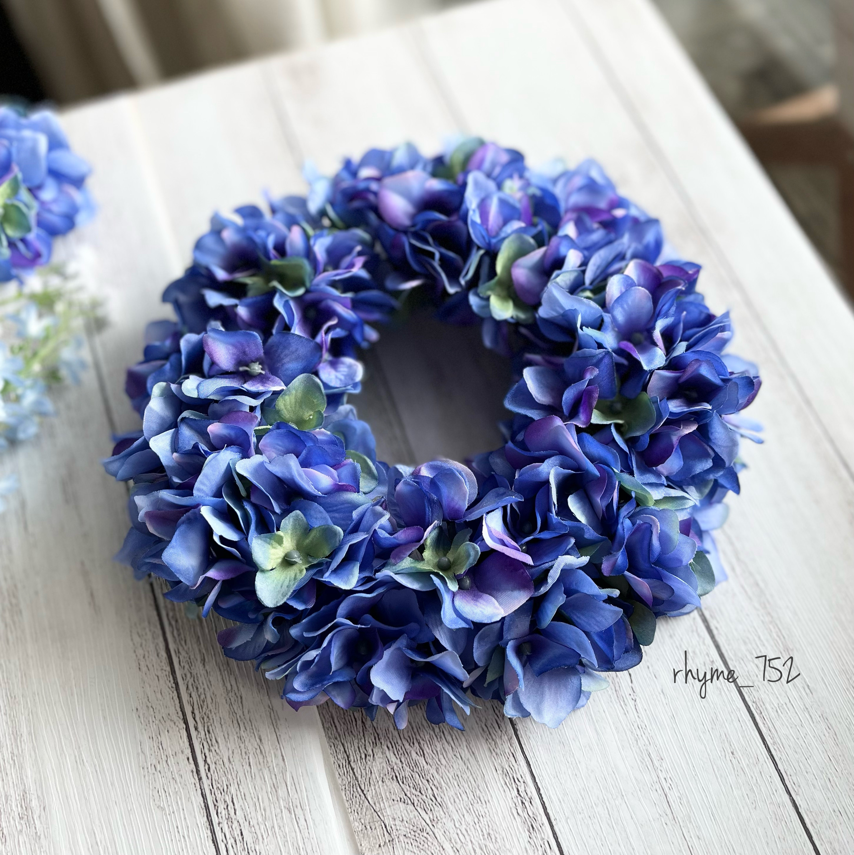 紫陽花クルミリース