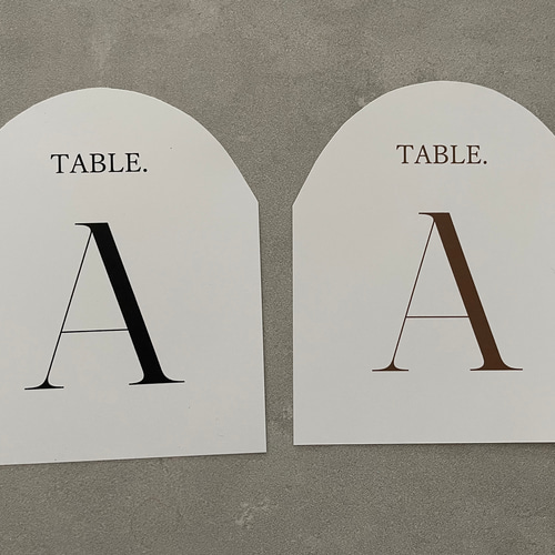 結婚式アイテム　テーブルナンバー 結婚式 テーブルナンバー その他ペーパーアイテム chiro 通販 14066766