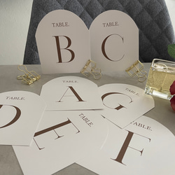 結婚式 テーブルナンバー その他ペーパーアイテム chiro 通販 14066766