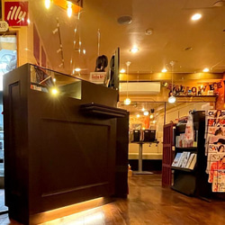 レジカウンター　店舗什器　シャビ―風　カウンター　カフェ　サロン エステサロン向けシャビーグレーのアンティーク調レジカウンター@大阪