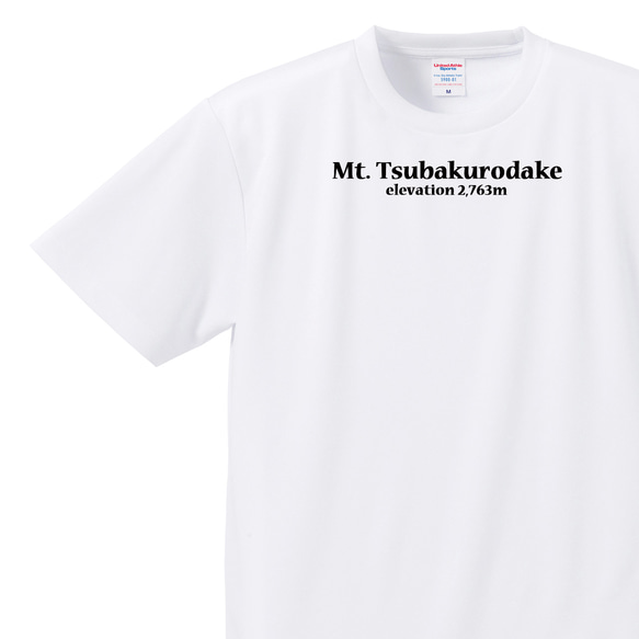 燕岳 燕山荘 バックプリント Tシャツ ドライ 吸水速乾 山 登山 アウトドア 4枚目の画像