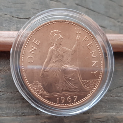 国 英国 イギリス UK GB 宗派 1ペニー 年 1967年 コインカプセル付き
