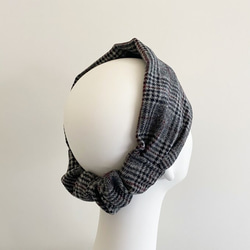 2way 規格♡格倫格子頭巾秋冬羊毛混紡材料 第11張的照片
