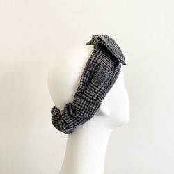 2way 規格♡格倫格子頭巾秋冬羊毛混紡材料 第15張的照片