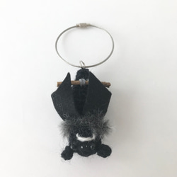 コウモリさんキーホルダー 3枚目の画像