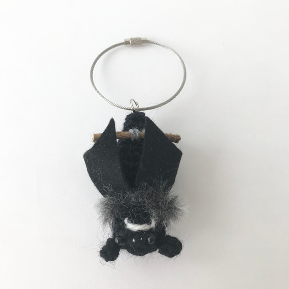 コウモリさんキーホルダー 3枚目の画像