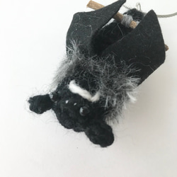 コウモリさんキーホルダー 5枚目の画像