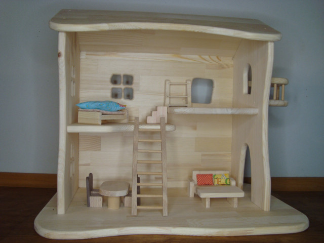家具 educo エデュコ 木製ドールハウス