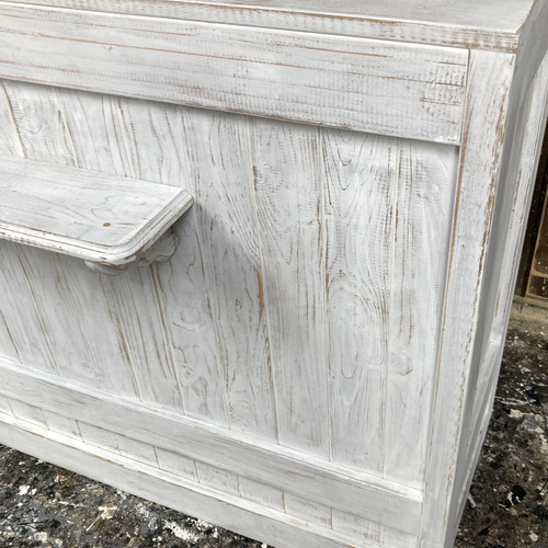 ☆ホワイトシャビーカウンターテーブル【1200】カントリー調☆