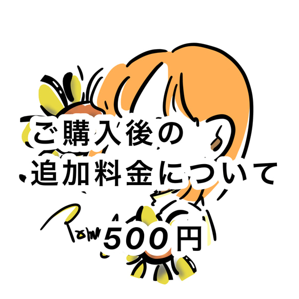 ご購入後の追加料金はこちらからお願い致します。【500円】 1枚目の画像