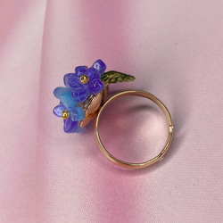 紫陽花のリング 初夏の指輪 4枚目の画像