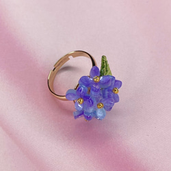 紫陽花のリング 初夏の指輪 5枚目の画像