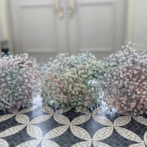 リース　かすみ草　ドライフラワー　スワッグ　ブーケ　リースブーケ リースドライフラワーリースブーケスワッグリースブーケ