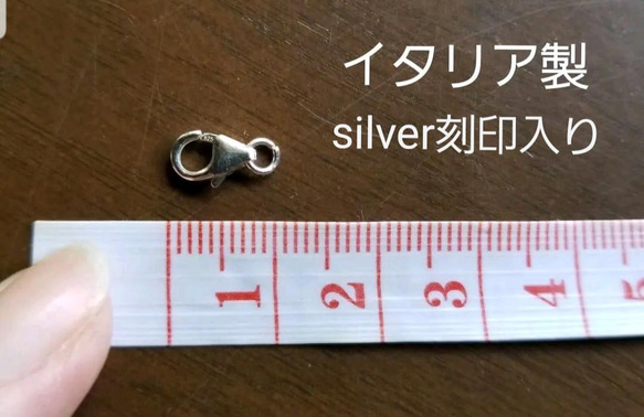 silver925 メガネチェーン レディース メンズ 兼用 シルバー サングラス メガネ　華奢　アクセサリー 5枚目の画像