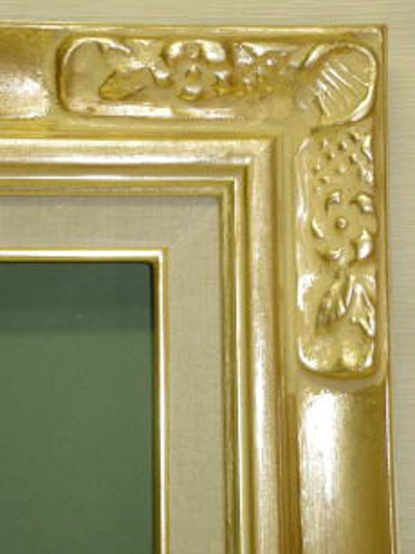 ローレンス角花　油彩画用の額縁 3枚目の画像