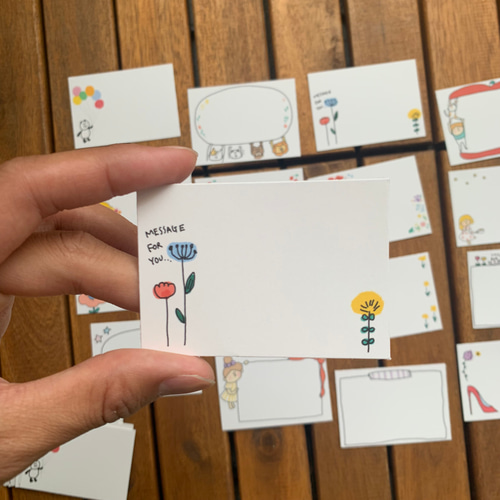 アルバムに使える⭐︎メッセージカード64枚【増量しました