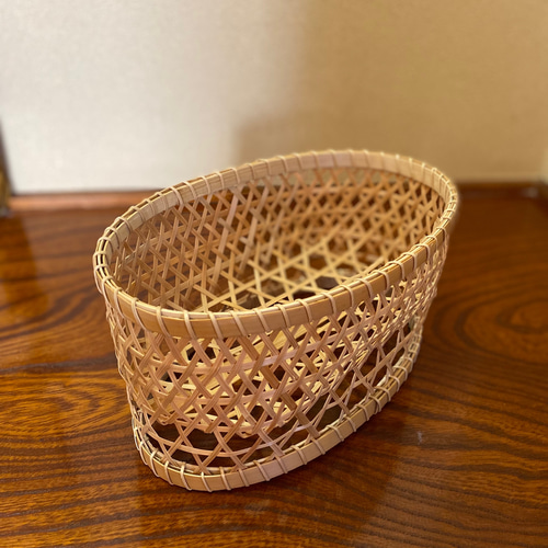 竹籠の小物入れ 竹細工 籠・かご 小物入れ フリーボックス・小物入れ T's工房 通販