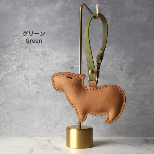 カピバラと一緒にお出かけ♪ぷっくりでっかいバッグチャーム