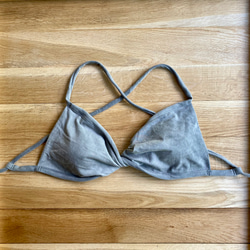 【伍倍子】草木染めブラ　オーガニックコットン　femcare　しめつけない　綿　ブラ 5枚目の画像