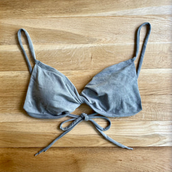 【伍倍子】草木染めブラ　オーガニックコットン　femcare　しめつけない　綿　ブラ 2枚目の画像