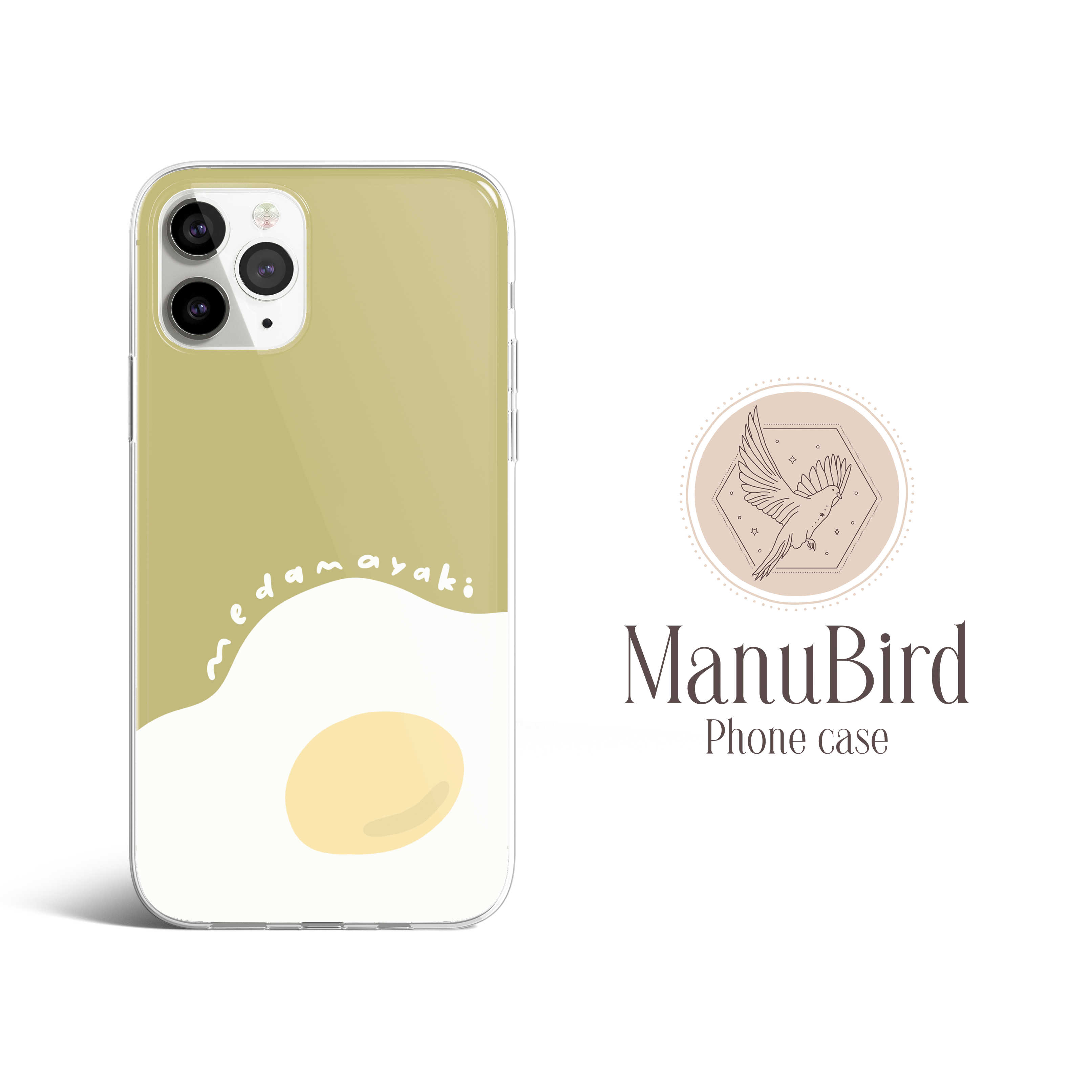 ほぼ全機種対応 目玉焼き 黄色 かわいい オシャレ スマホケース a389 スマホケース・カバー ManuBird 通販  14070484｜Creema(クリーマ)