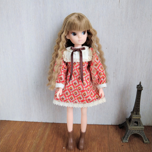 リカちゃん 昭和レトロ 1991年製 本体 洋服セット りかちゃん