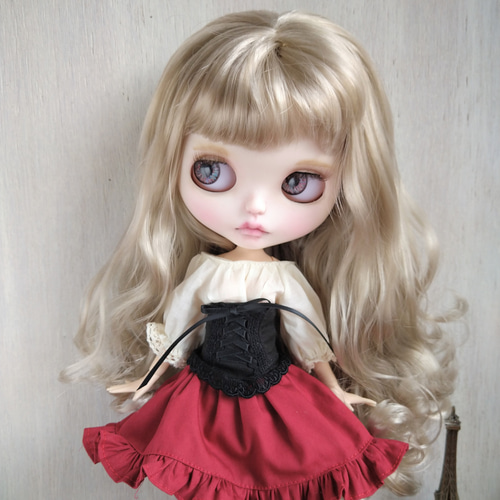 687※単品※黒のコルセット※ブライスアウトフィット※ その他人形 kinoko 