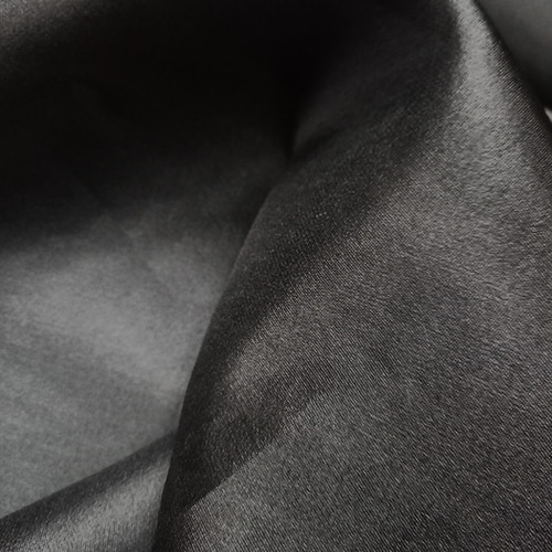 シルク生地 オーガンジー/黒 9匁 幅112cm /C108 生地 京都・絹宗 通販  