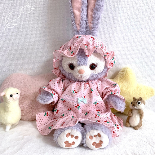 ステラルー♡さくらんぼちゃんナイティーセット♡ ぬいぐるみ めーめー 