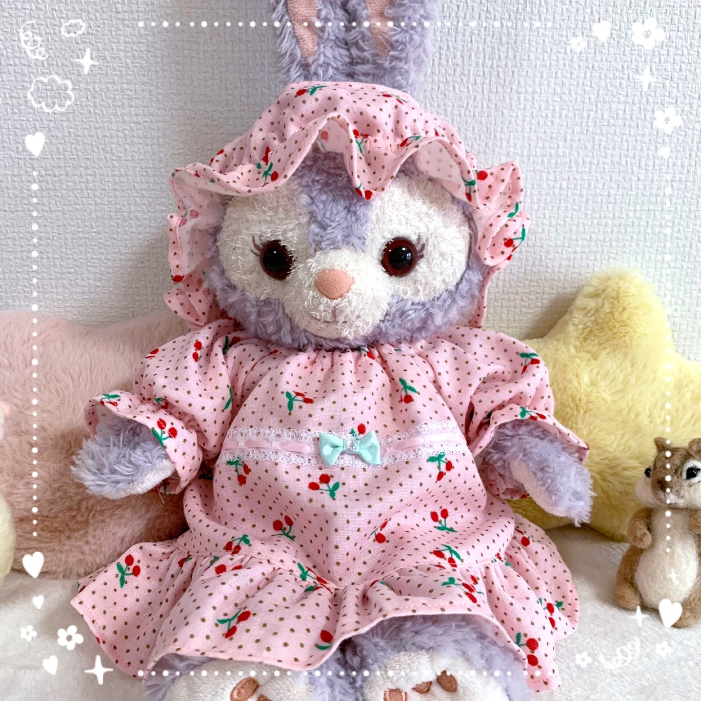 香港カーテンホルダー ステラルーぬいぐるみ リメイク トイスケルトン  