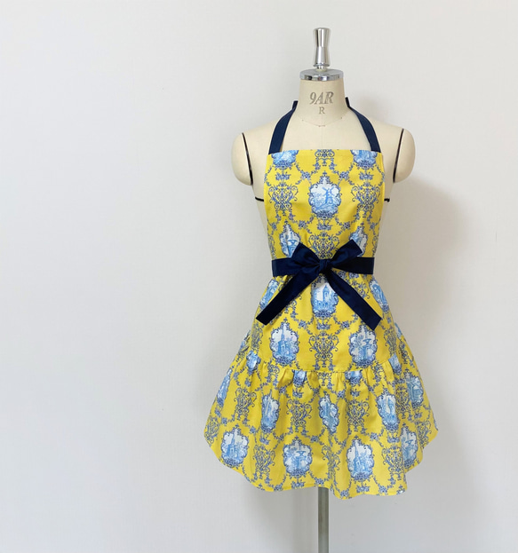 トワルドジュイ イエロー ギャザーエプロン エプロン tomokk501 通販