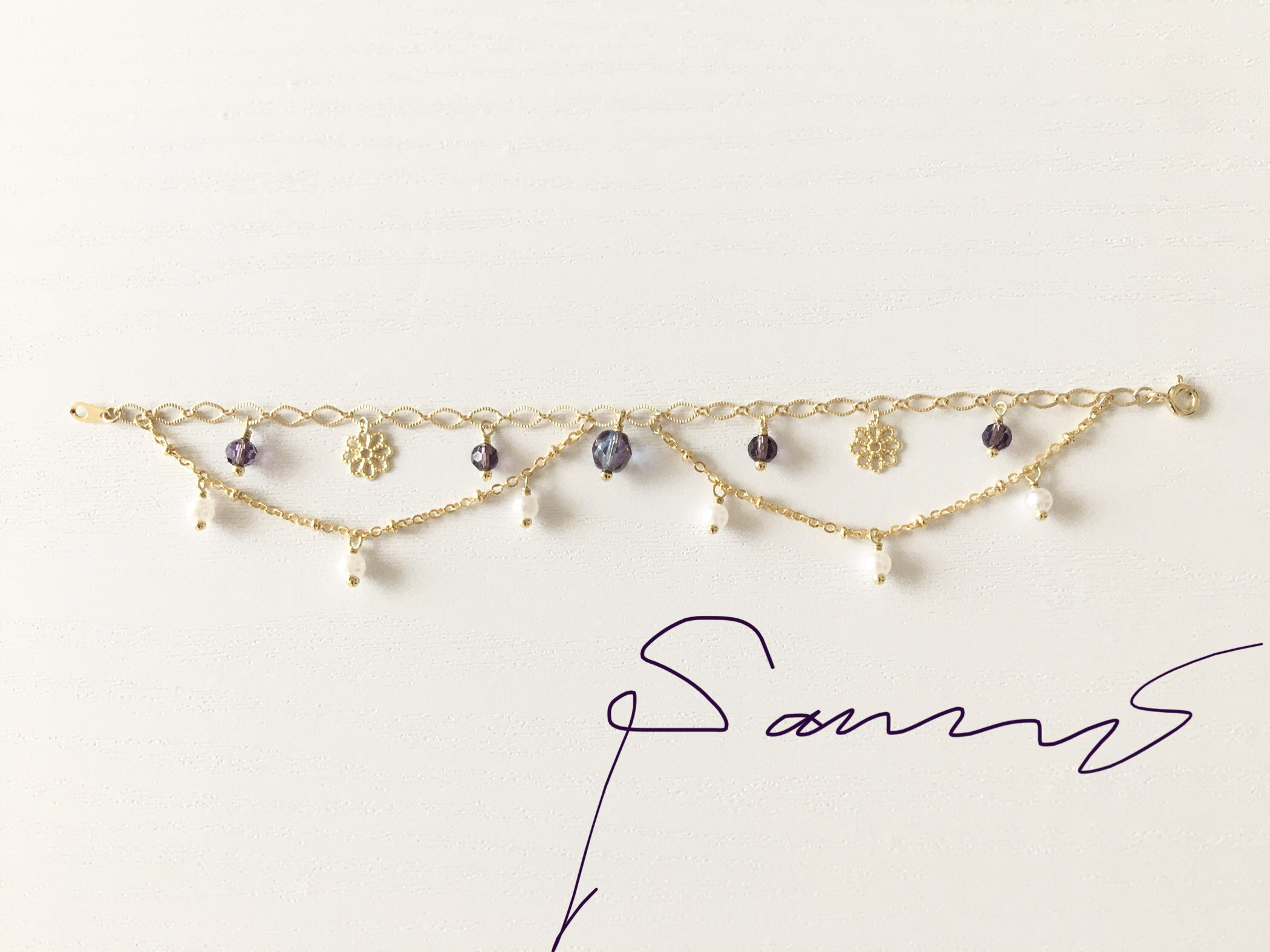 【16KGP】~•◆Eliza◆•~ @ブレスレット@チェコビーズ