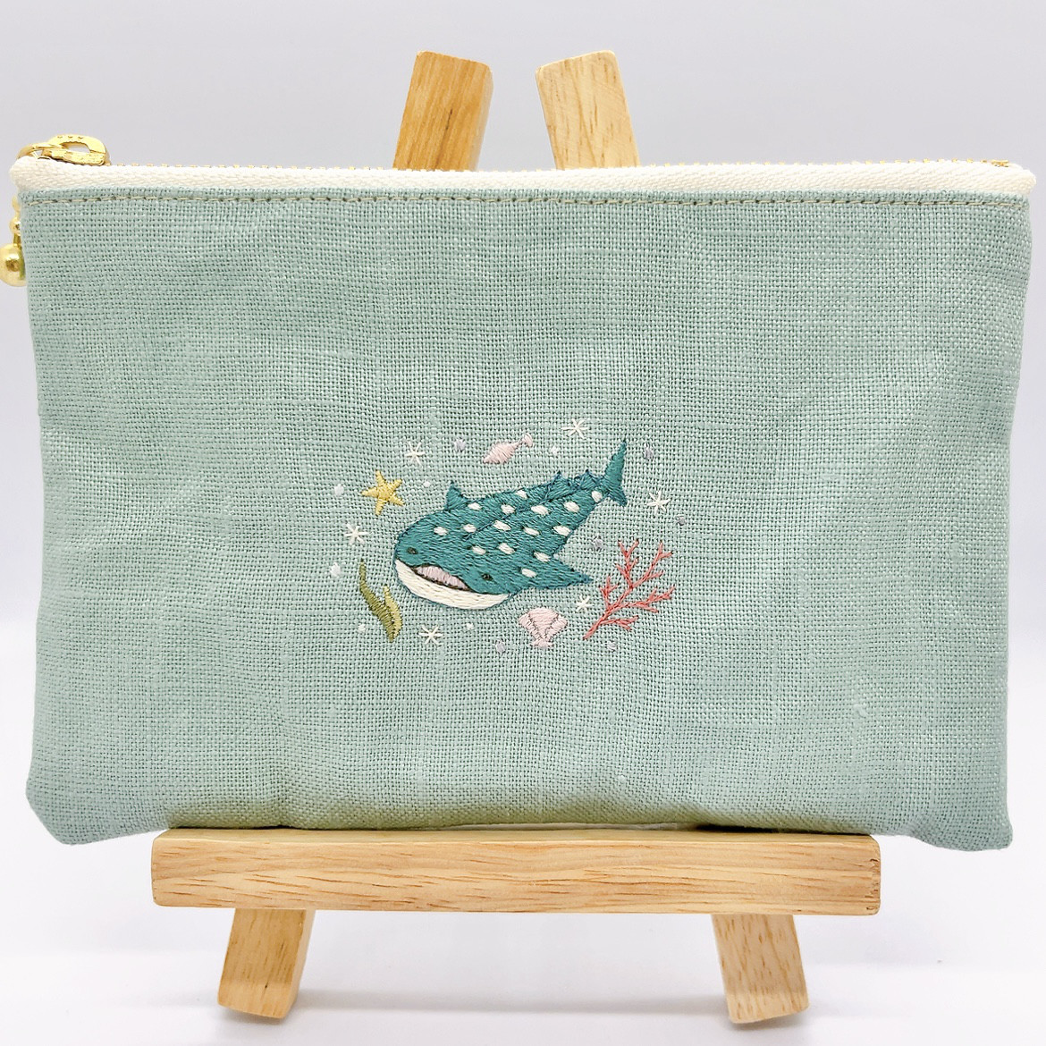 ポーチ 馬の刺繍♡【HERMES】Bolide Animaux Nattes
