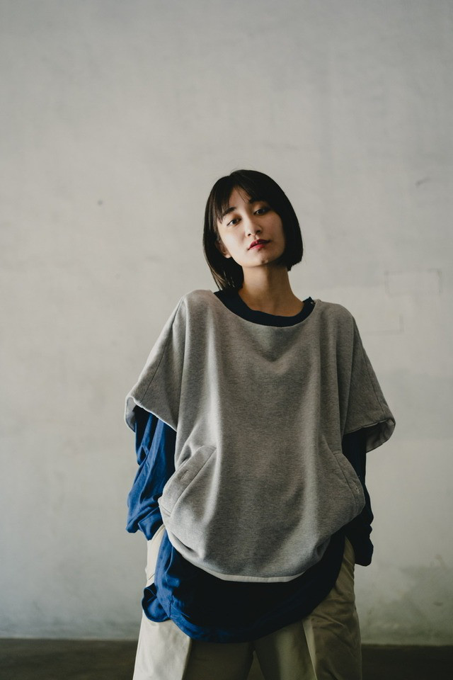 reversible-pullover『amasazu』吊り裏毛 Type　袖なし