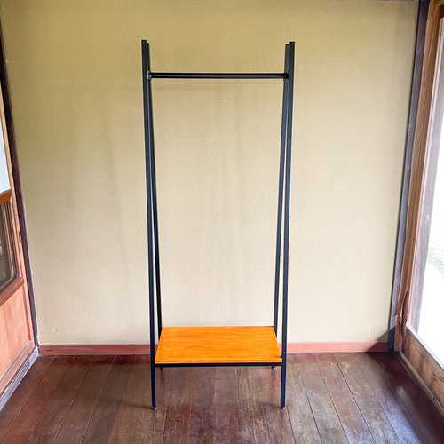 ハンガーラック ヴィンテージ風家具 アイアン家具 ゴム足付き ハンガー
