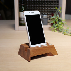 ★アウトレット　スマホスピーカー　Teak　Heart（チーク ハート）　アンモナイツmini　iphone 3枚目の画像