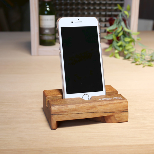 ★アウトレット　スマホスピーカー　Teak　Sap（チーク サップ）　アンモナイツmini　iphone 1枚目の画像