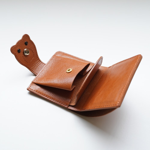 くまのお財布】 スマートミニ +2色 / クマ 動物 小さい財布 ミニ
