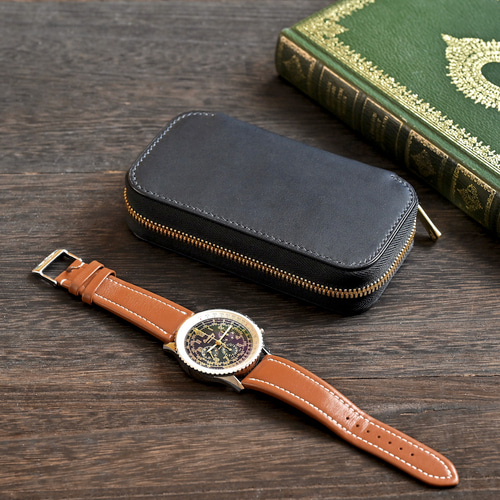 腕時計トラベルケース カラーオーダー その他ケース 革小物yoshii 通販