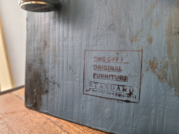 ②アップサイクルKey Hook 鍵掛けスタンド　カラー/シャビ―ホワイト　 4枚目の画像