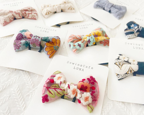 値下げ中　インド刺繍ヘアゴム　パーティー　発表会　おしゃれアップ　ハンドメイド 310fdd8674547fdd9a8d04119caa4f