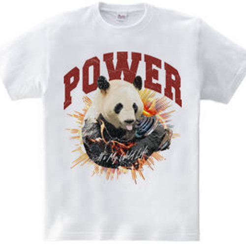 パンダパワーTシャツ「パンダンベル」 Tシャツ ｢MessagE｣ 通販