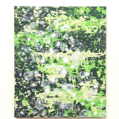 抽象画 原画「沐浴」