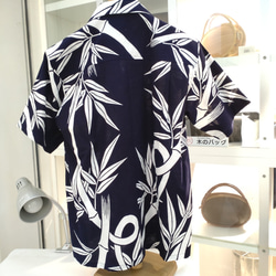 10 Bamboo Yukata Remake 男士夏威夷襯衫 (M) 第2張的照片