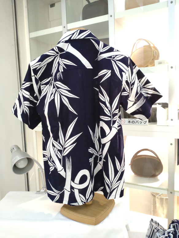 10 Bamboo Yukata Remake 男士夏威夷襯衫 (M) 第2張的照片