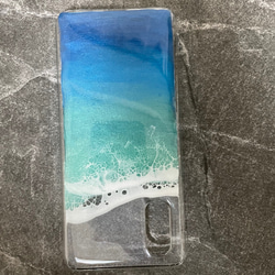 携帯ケース　オーダー　レジンアート　海　スマホケース 11枚目の画像