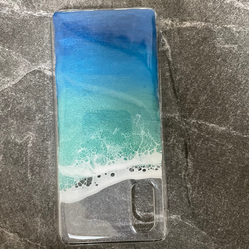 iPhoneケース レジンアート ハンドメイド オーダー可能 460249409647da382f52609476f87a