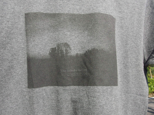 モーニングTシャツ　グレー　プレゼント　ペア　アウトドア　カワイイ　格好いい　カットソー　オシャレ 3枚目の画像