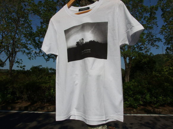 モーニングTシャツ　ホワイト　プレゼント　ペア　アウトドア　カワイイ　格好いい　カットソー　オシャレ 3枚目の画像