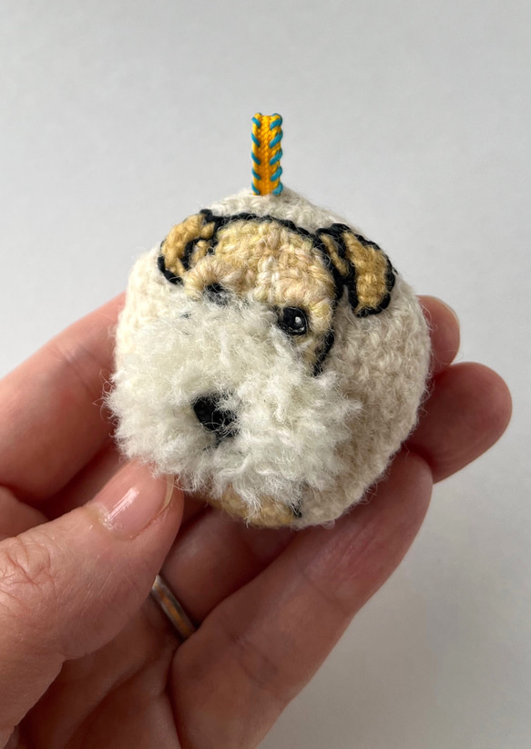 Keitoの刺繍 ワイヤーフォックステリアのチャーム その他
